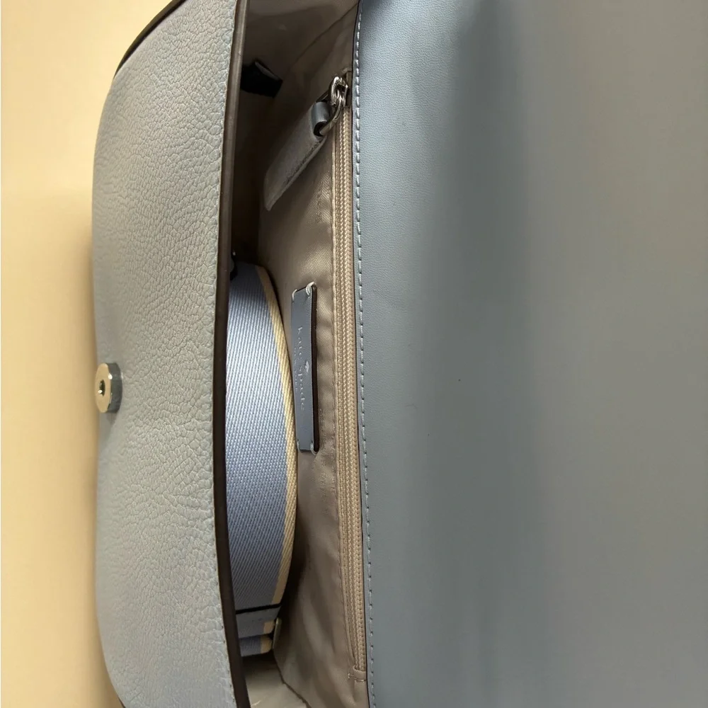 Kate Spade New York Kyla Leather Top Handle Saddle Shoulder Bag in Serenity NWOT - Picture 6 of 6